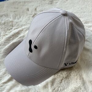 Gray baseball Cap with Vitality logo; snap closure